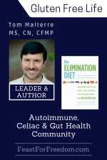 Pinterest mini image - Tom Malterre - Leader & author in the autoimmune, celiac and gut health community with photo and book