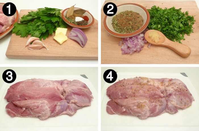 How to make Roast Pork how to steps 1 to 4