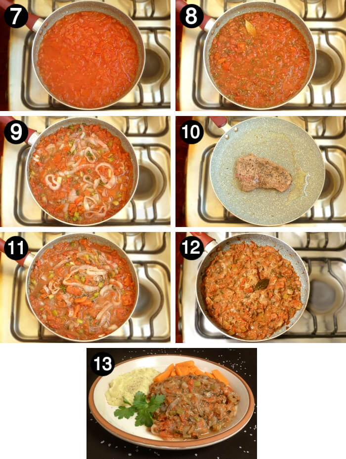 How to make Swiss Steak how to steps 7 to 13
